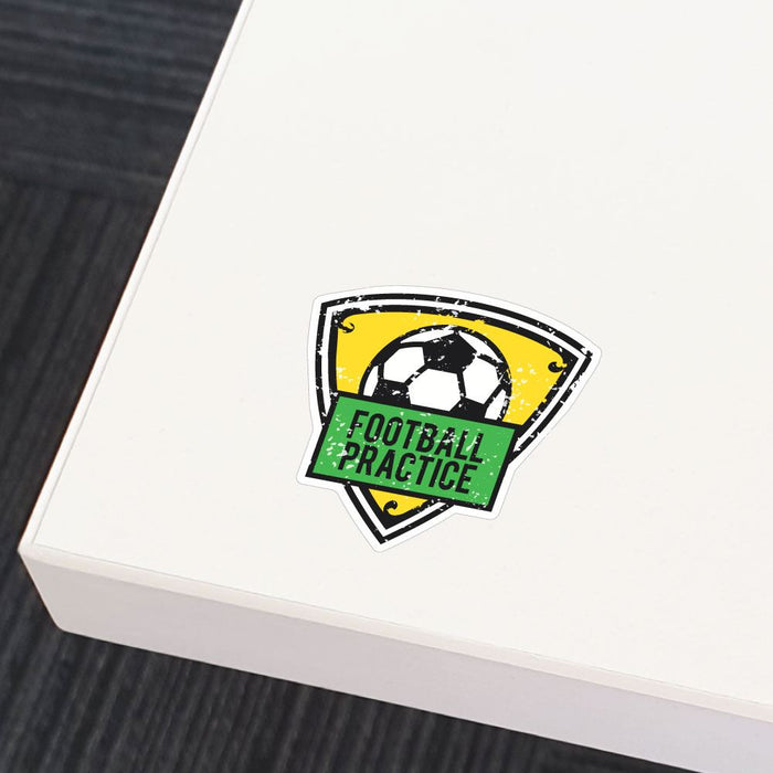 Football Practice Sticker Decal