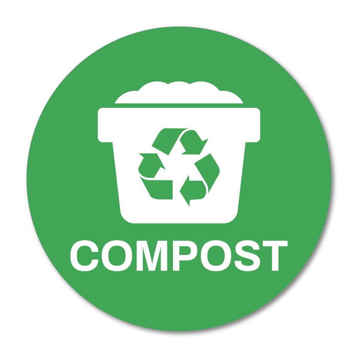 Compost Recycle Sticker Decal