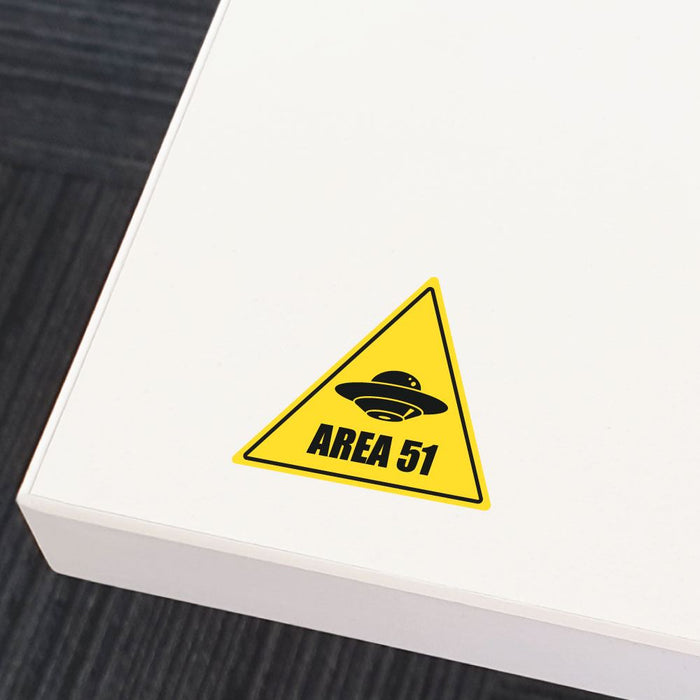 2X Area 51 Sign Sticker Decal