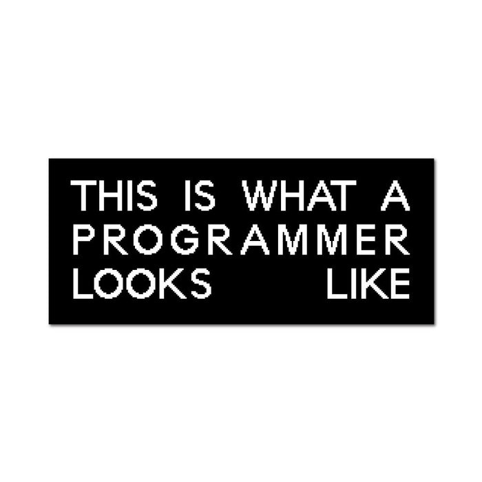 Programmer Sticker Decal