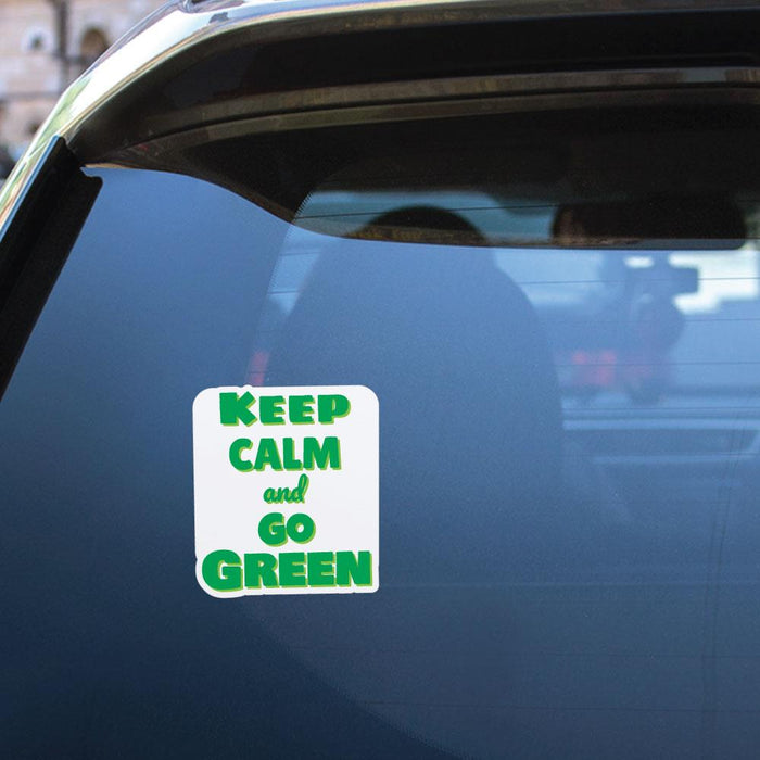 Go Green Sticker Decal | Environment Stickers - Sticker Collective