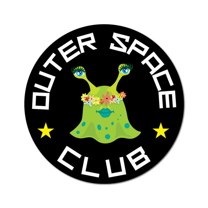 Outer Space Club Sticker Decal
