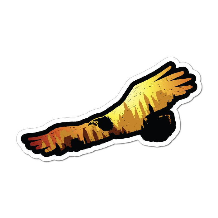 Wild And Free Eagle Car Sticker Decal