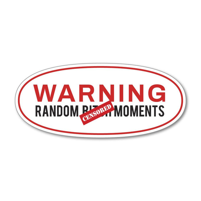 Warning Sticker Decal