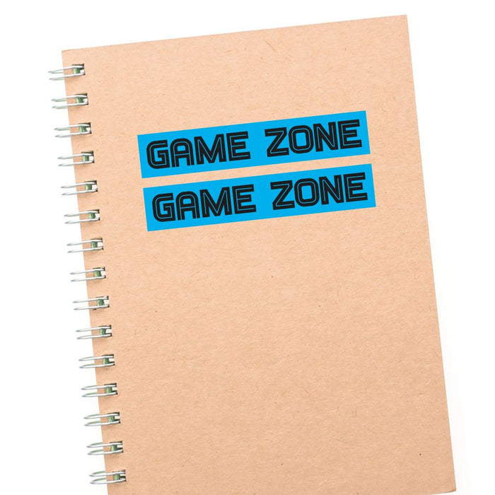 2X Gamer Zone Sticker Decal
