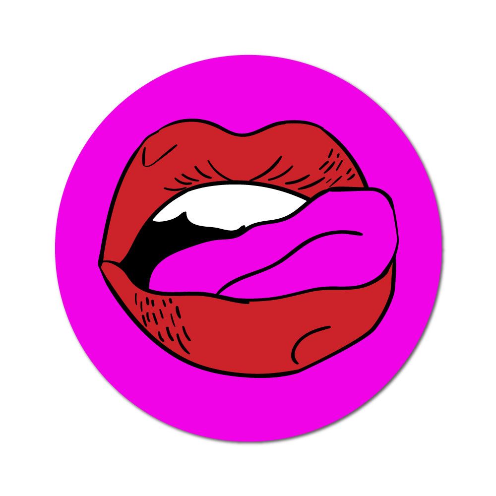 Kiss Sticker Decal | Pop Art Stickers - Sticker Collective