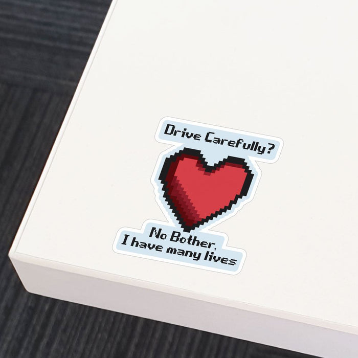 Gamer Has Many Lives Sticker Decal