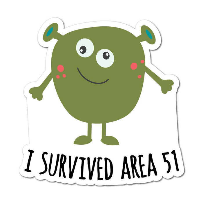 I Survived Area 51 Sticker Decal