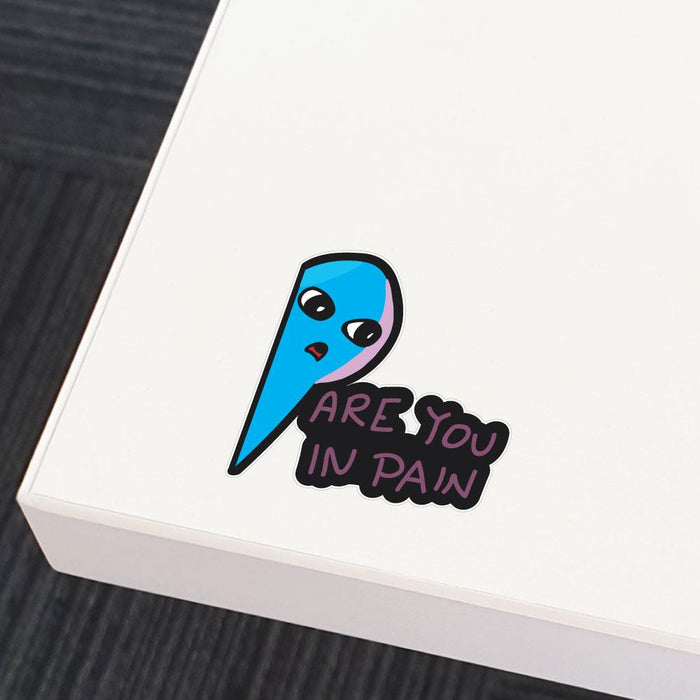 Are You In Pain Sticker Decal