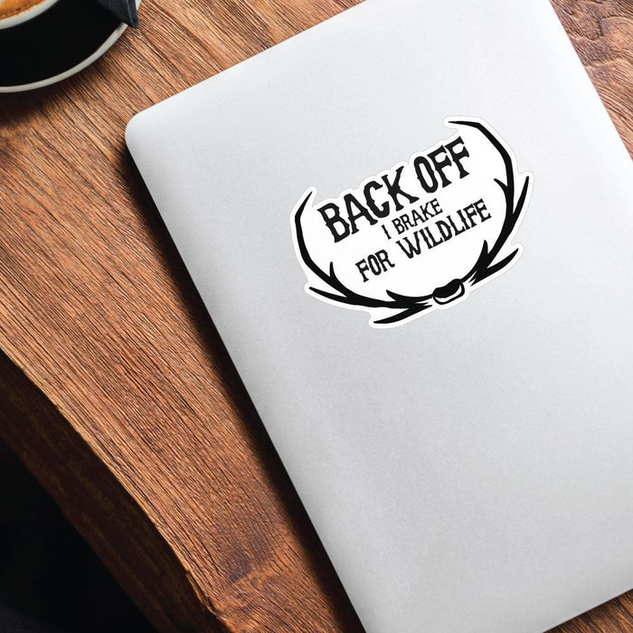 Back Off Sticker Decal