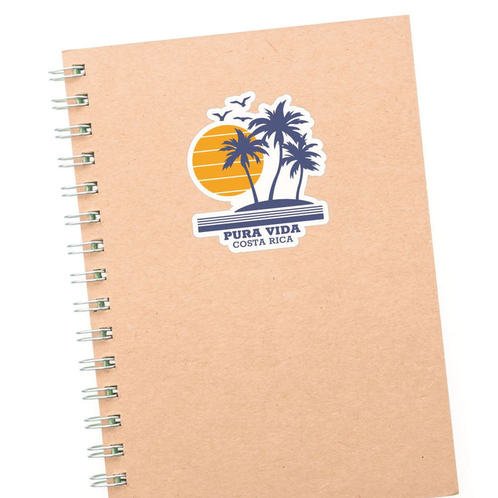 Pura Vida Costa Rica Sticker Decal