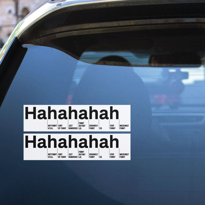 2X Hahahahahah Sticker Decal