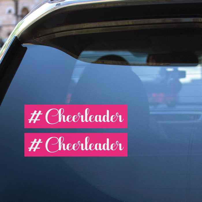 2X Cheerleader Sticker Decal