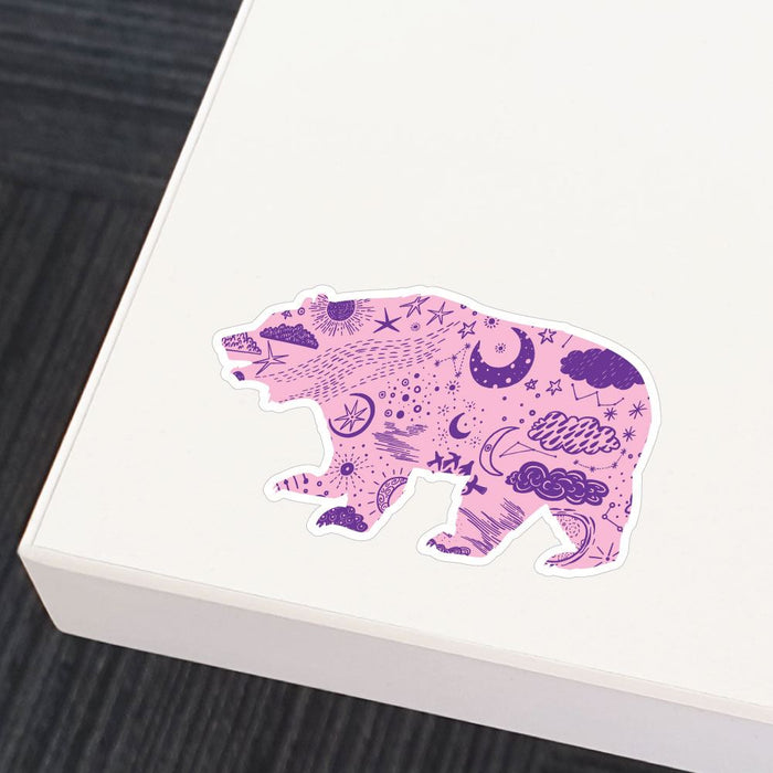 Space Bear Sticker Decal