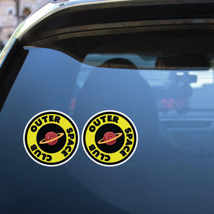 2X Outer Space Club Sticker Decal