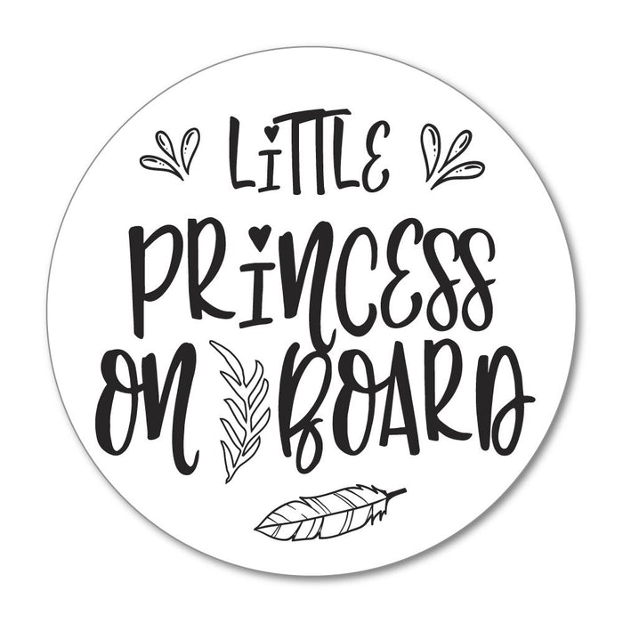 Princess On Board Sticker Decal