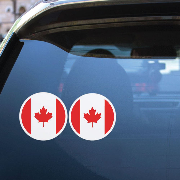 Canada Flag X2 Sticker Decal