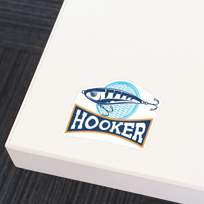 Hooker Sport Fishing Sticker Decal