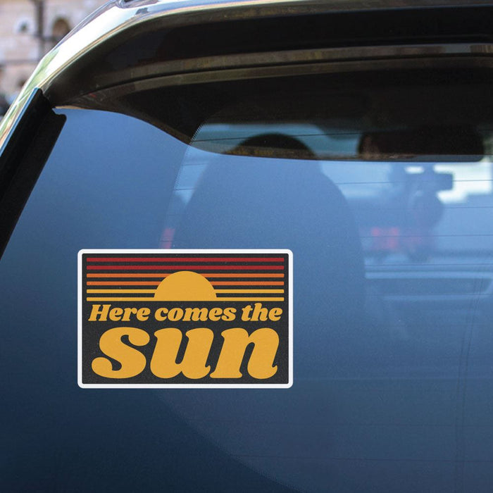 Retro Sun Sticker Decal