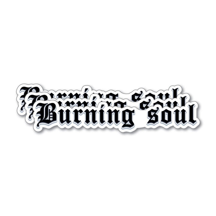 3X Burning Soul Sticker Decal