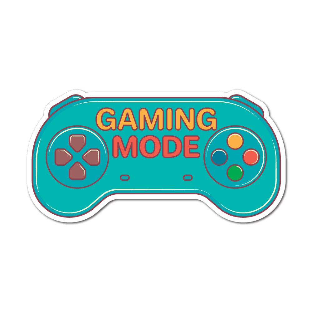 Gaming Mode Sticker Decal | Game Stickers - Sticker Collective