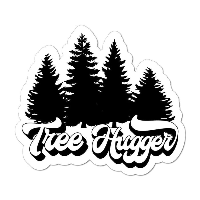 Tree Hugger Camping Nature Forest Woods Camper Adventure Car Sticker Decal