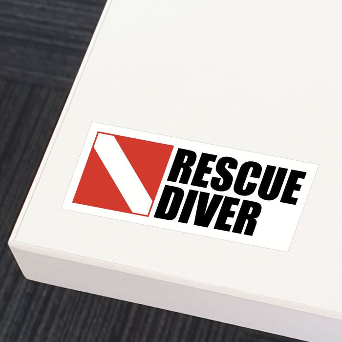 Rescue Diver Sticker Decal