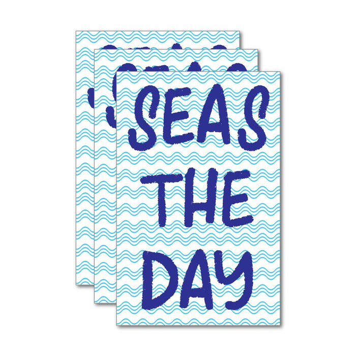 3X Seas The Day Sticker Decal