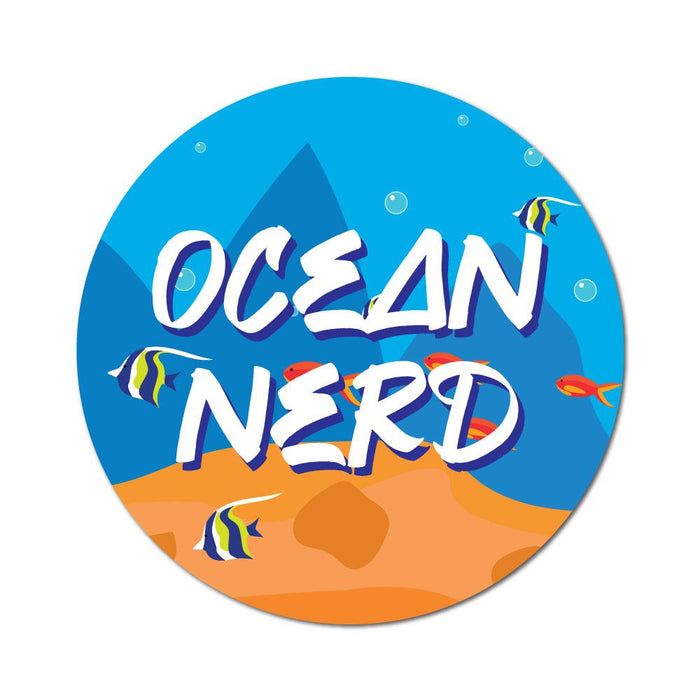 Ocean Nerd Sticker Decal