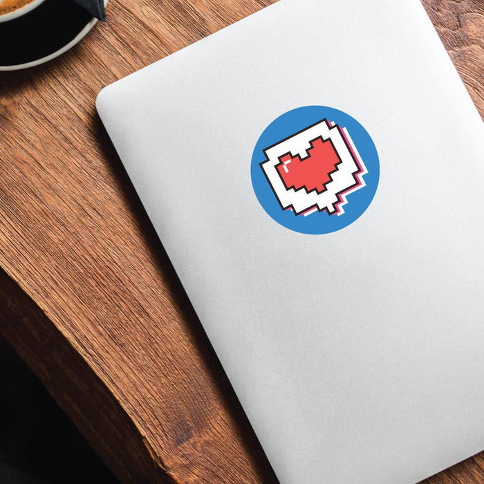 Love Heart Game Sticker Decal