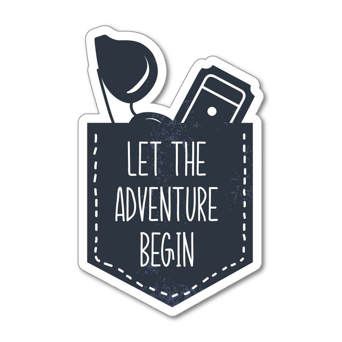 Let The Adventure Begin Sticker Decal