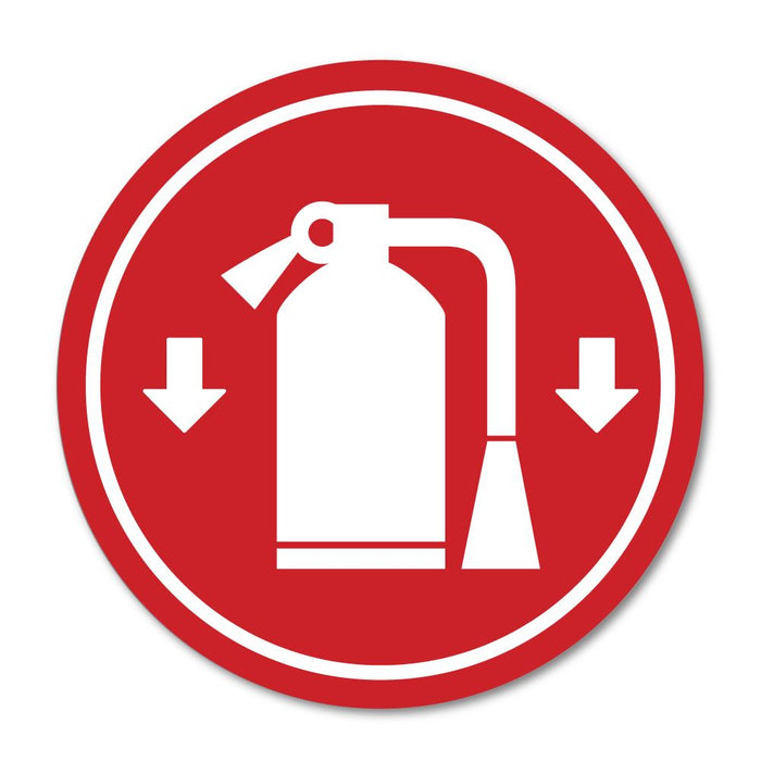 Fire Extinguisher Sticker Decal
