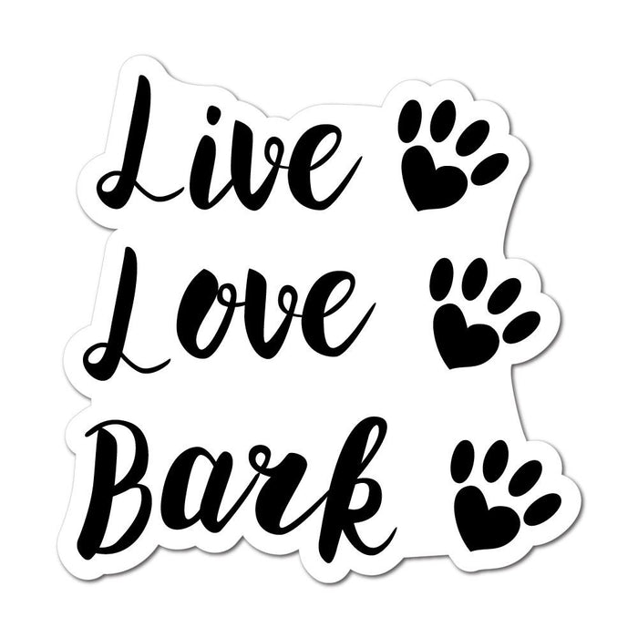 Live Love Bark Sticker Decal