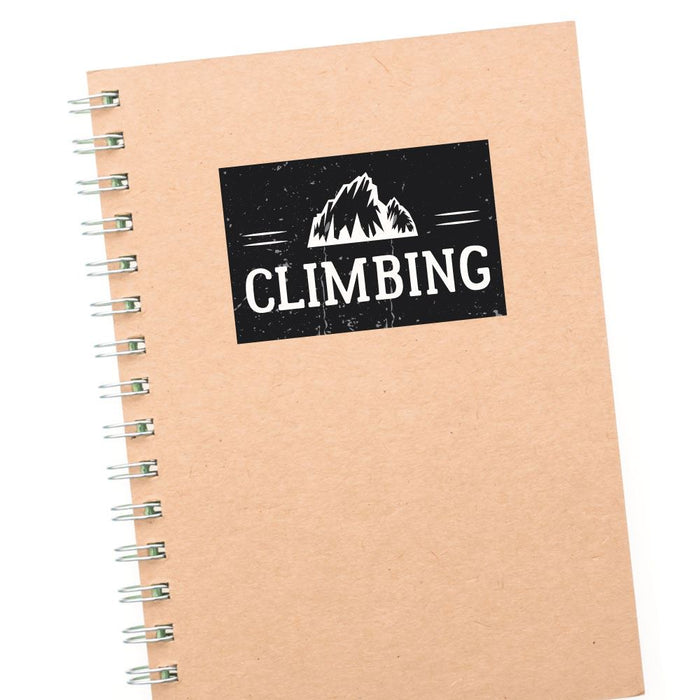 Mountain Climbing Sticker Decal