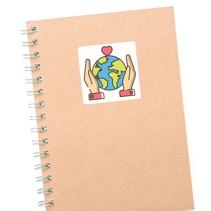In Love With The Earth Sticker Decal