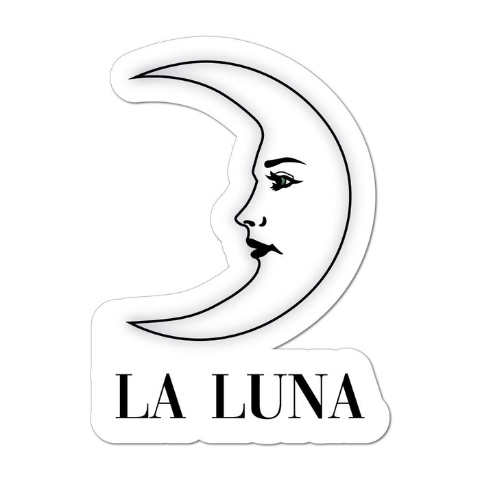 La Luna Car Sticker Decal