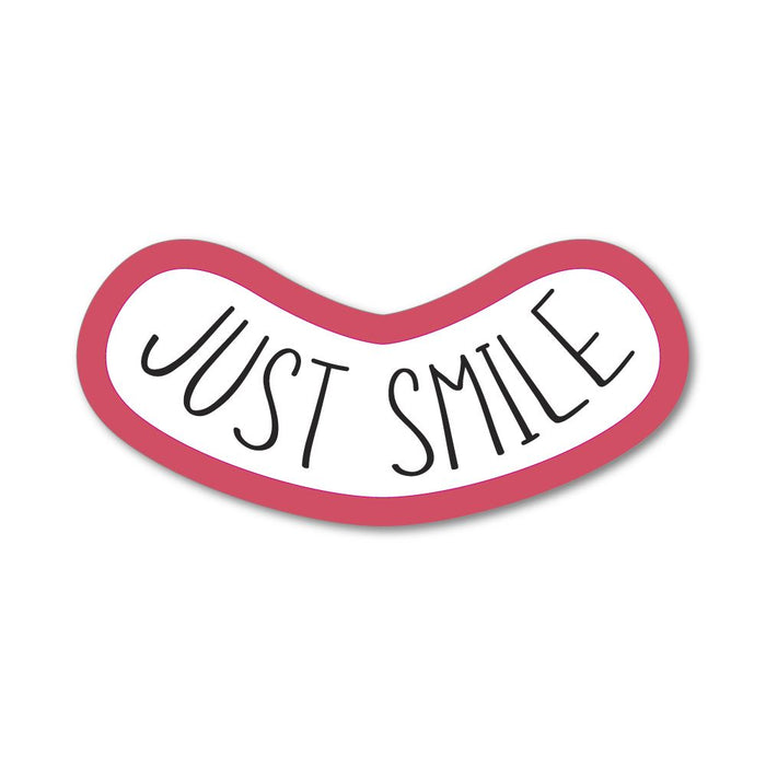 Just Smile Sticker Decal