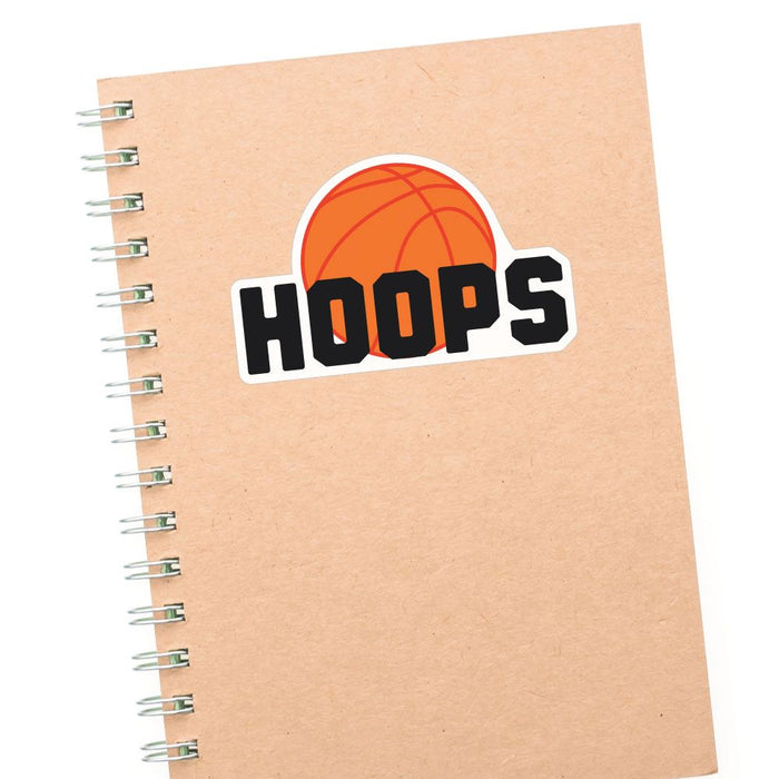 Basket Hoops Sticker Decal