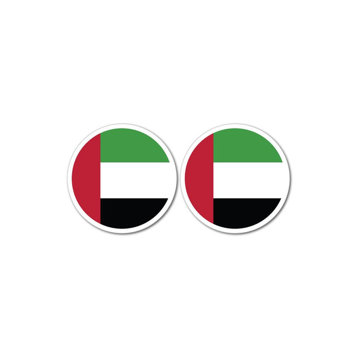 United Arab Emirates Flag X2 Sticker Decal