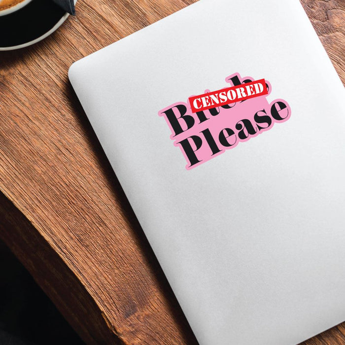 Pwease Sticker Please Sticker Decal | Funny Stickers - Sticker Collective