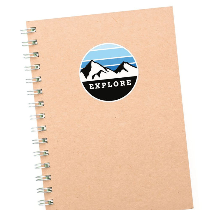 Explore Mountains Sticker Decal