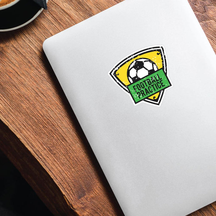 Football Practice Sticker Decal
