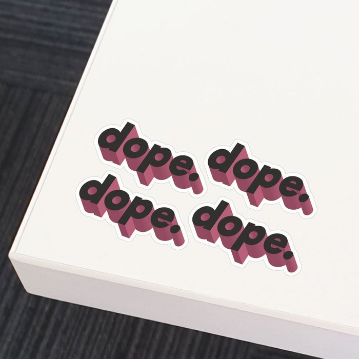 4X Dope Dude Sticker Decal