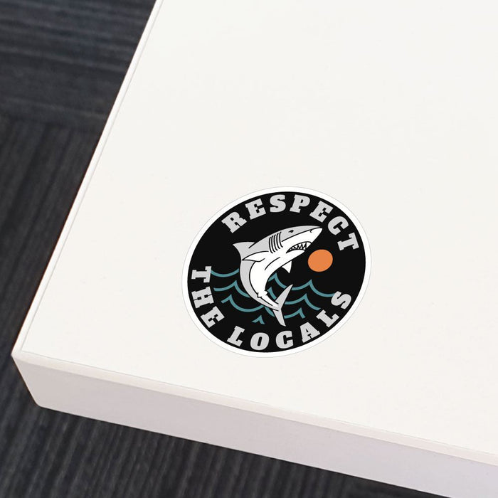 Respect Local Sticker Respect The Locals Sticker Decal | Ocean Stickers - Sticker Collective
