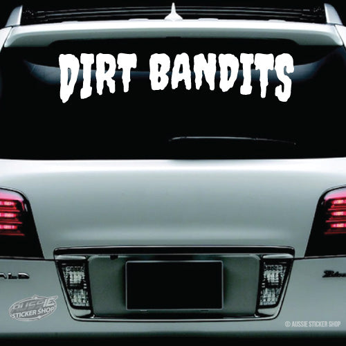 4Wd Dirt Bandits Windshield Sticker