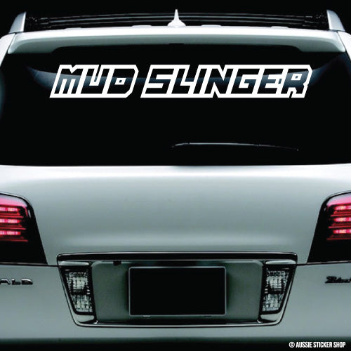 4Wd Mud Slinger Windshield Sticker