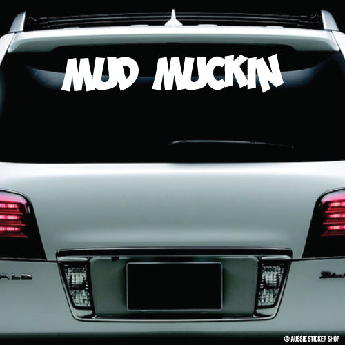 4Wd Mud Muckin Windshield Sticker