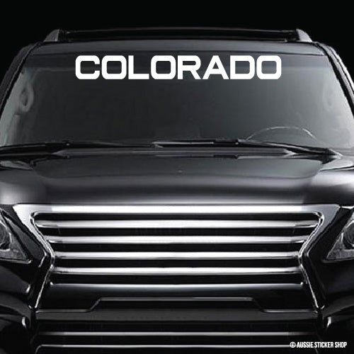 4Wd Colorado Windshield Sticker