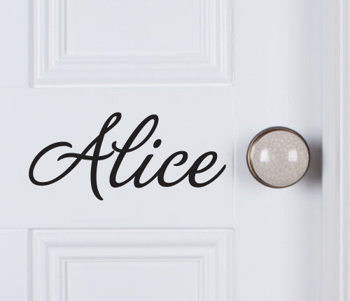 Custom Name Small Wall Sticker