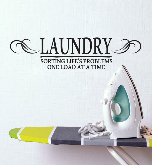 Laundry Sorting Life Wall Sticker
